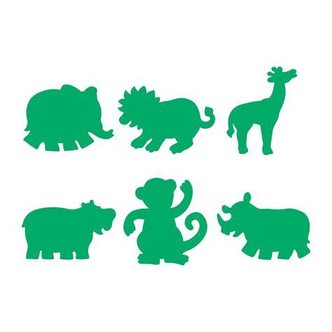 Printable Jungle Animal Stencils
